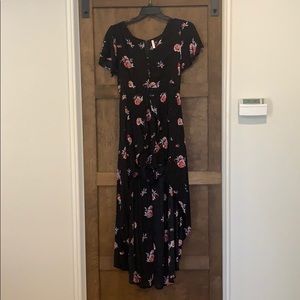 High low romper maxi